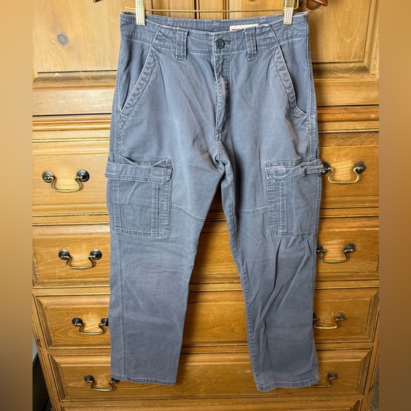 Wrangler Men's Gray Relaxed Fit Cargo Pants - Picture 1 of 6